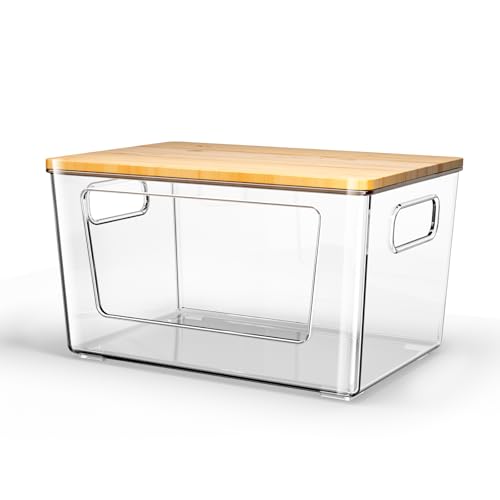 spospo Plastic Clear Storage Container