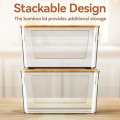 spospo Plastic Clear Storage Container