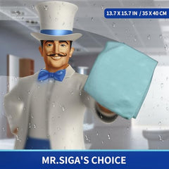 Mr.Siga Microfiber Cleaning Cloth Solid Rectangular towel
