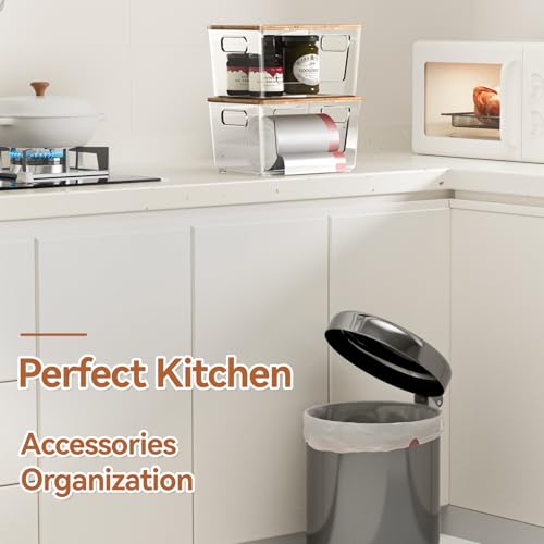spospo Plastic Clear Storage Container