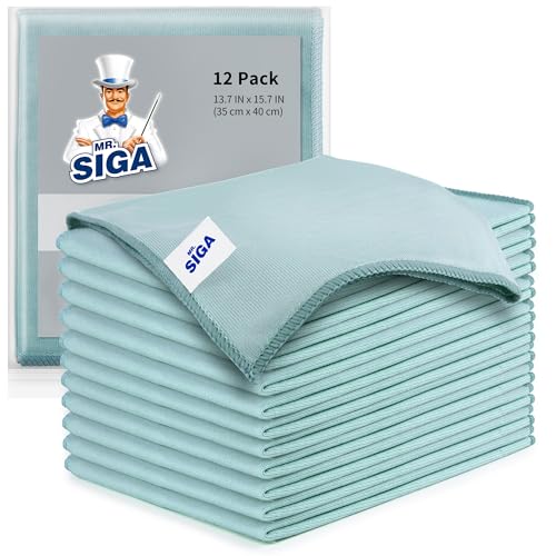 Mr.Siga Microfiber Cleaning Cloth Solid Rectangular towel