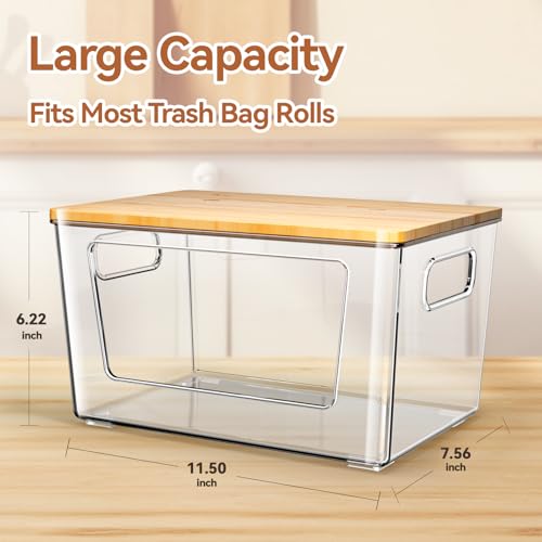spospo Plastic Clear Storage Container