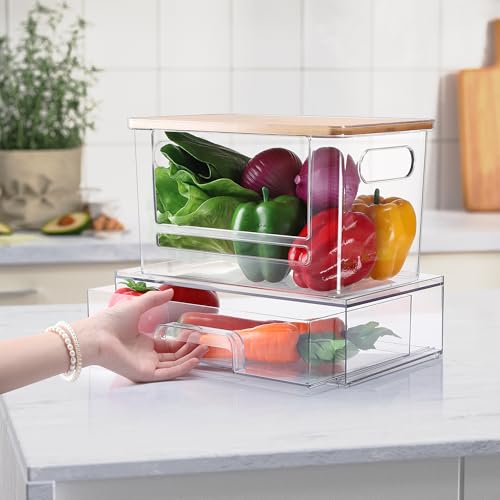 YAFFWA Trash Bag Holder Under Sink Stackable Storage