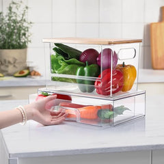 YAFFWA Trash Bag Holder Under Sink Stackable Storage