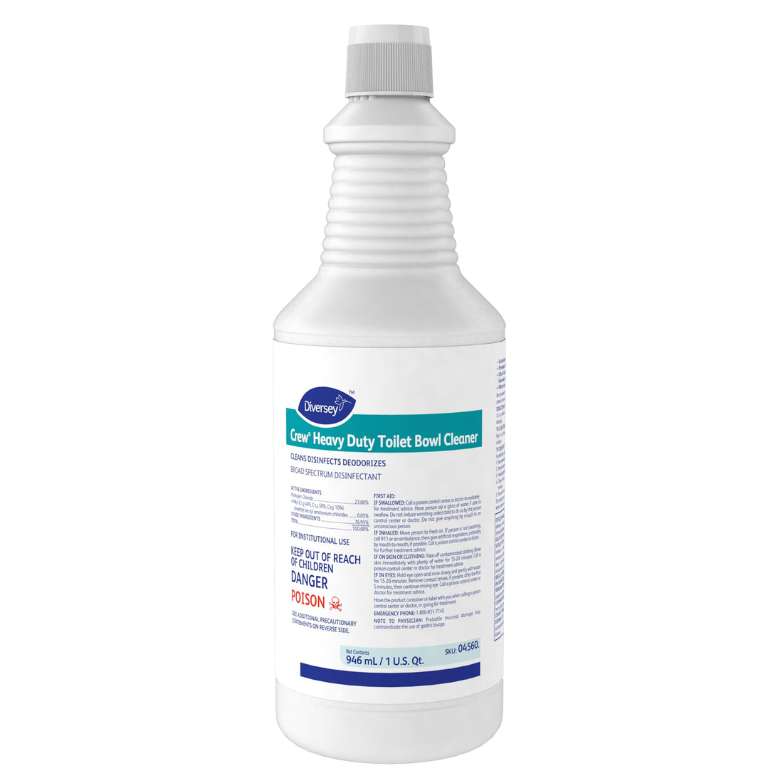 Heavy Duty Toilet Bowl Cleaner 32 oz Pack of 12