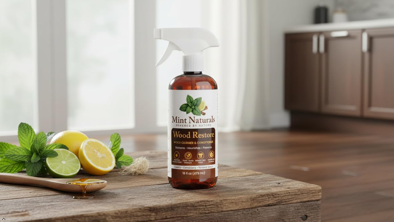 Natural Wood Cleaner & Furniture Conditioner - Plant-Based 16oz