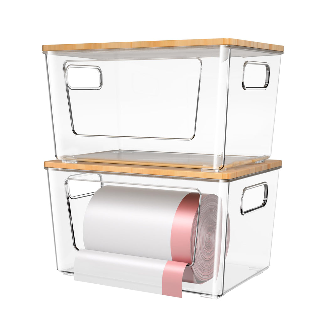 spospo Plastic Clear Storage Container