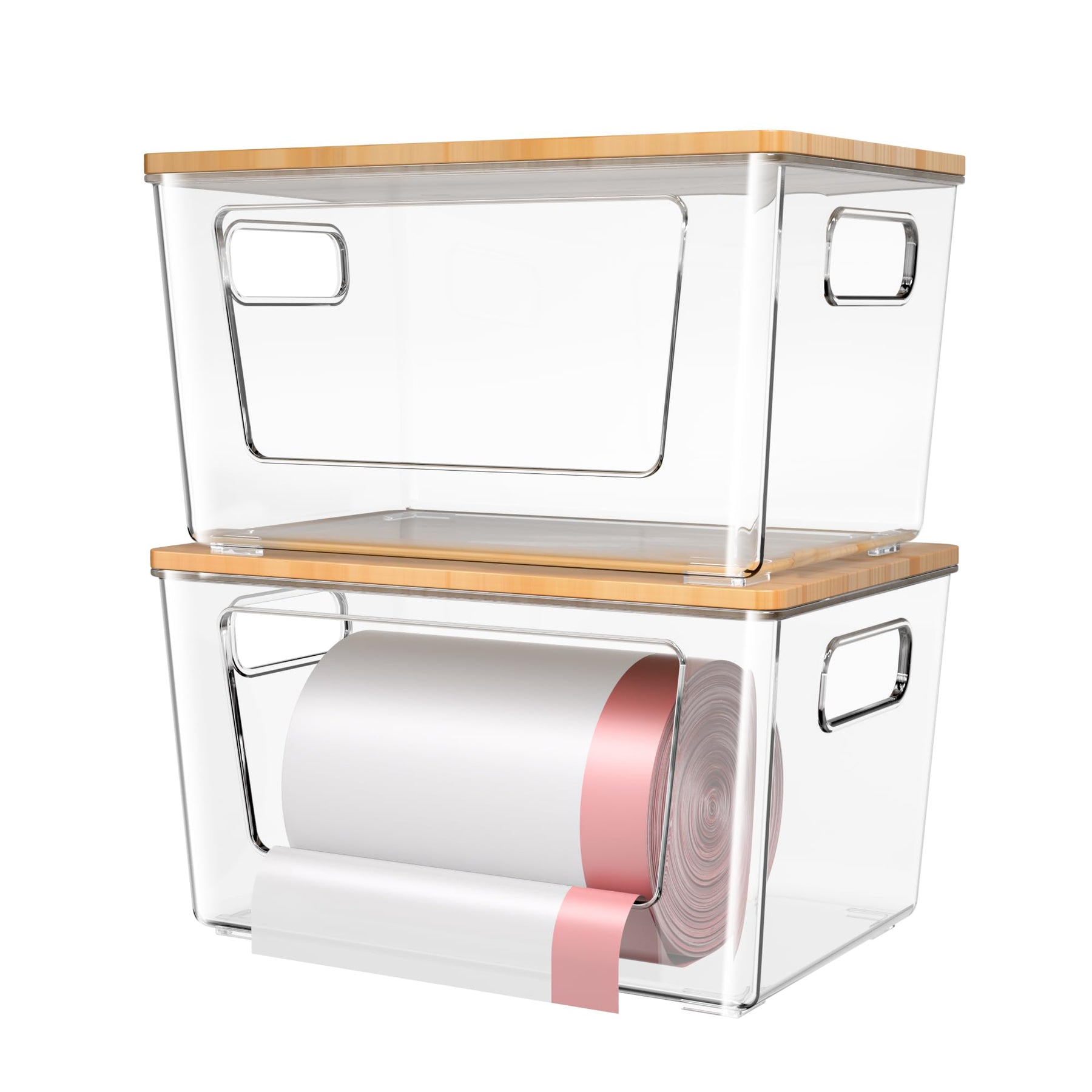 spospo Plastic Clear Storage Container