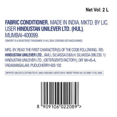 Comfort Fabric Softener, Liquid, Fresh Breeze, 2 Liters