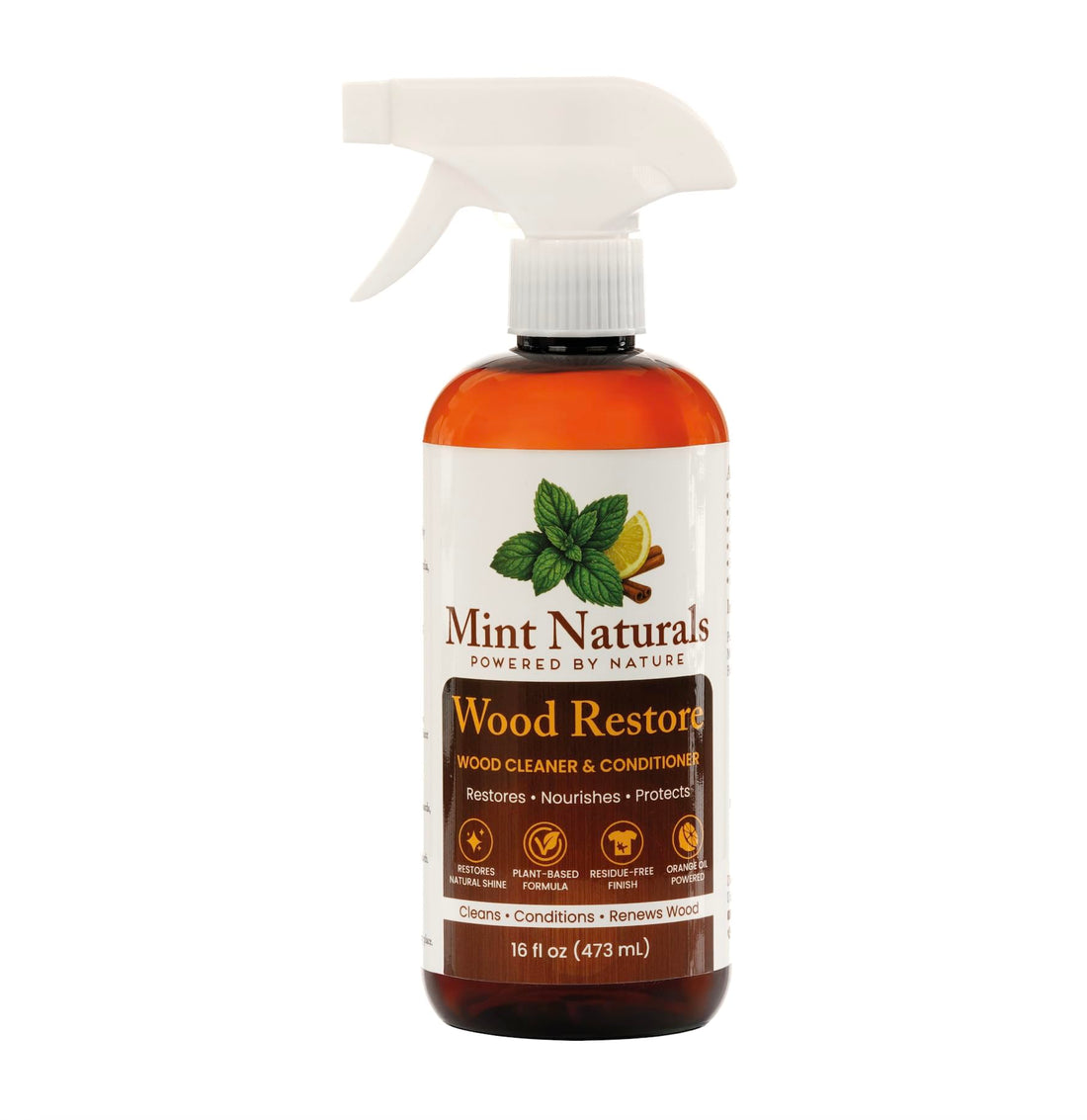 Natural Wood Cleaner & Furniture Conditioner - Plant-Based 16oz