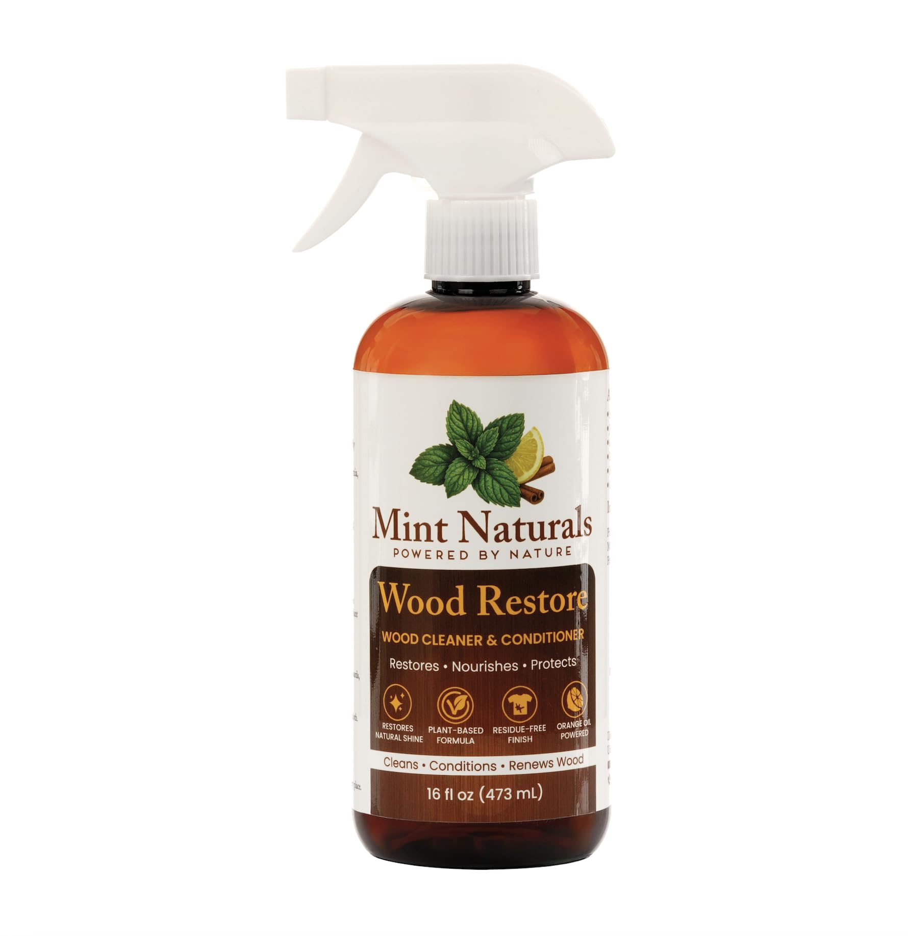 Natural Wood Cleaner & Furniture Conditioner - Plant-Based 16oz