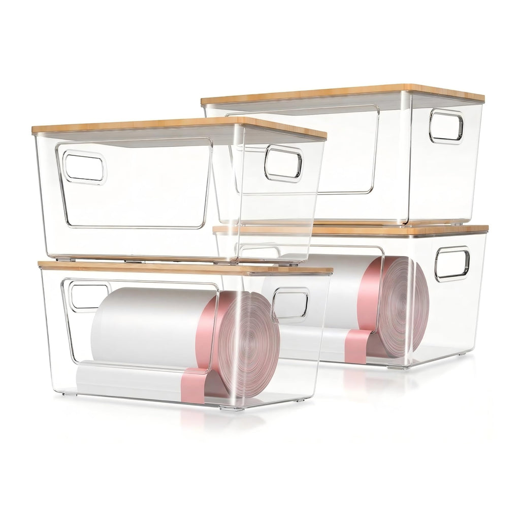 spospo Plastic Clear Storage Container