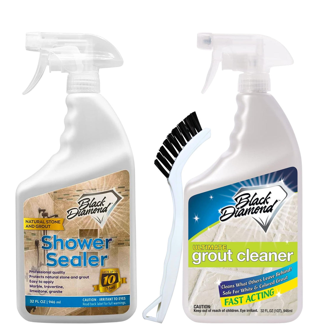 Natural Stone Shower Sealer & Grout Cleaner Kit 2 Pack