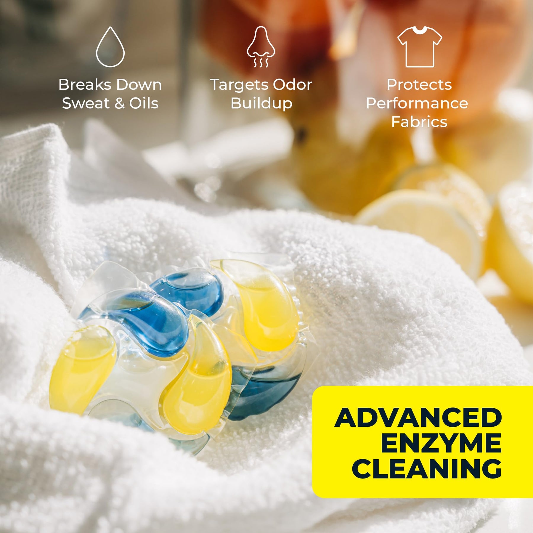 5-in-1 Laundry Detergent Pods for Activewear