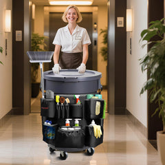 Heavy Duty Trash Can Cleaning Caddy Bag