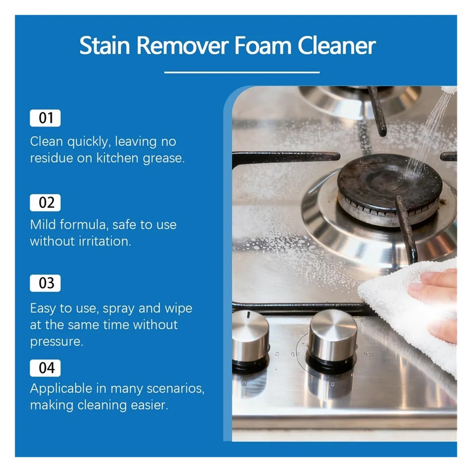Kitchen Multi Surface Degreaser Spray 360° Cleaner