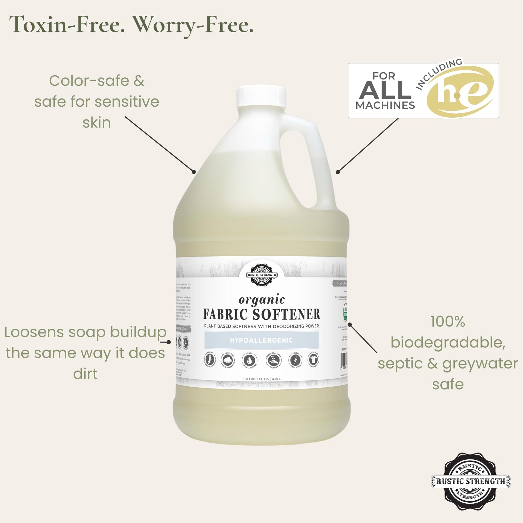 Rustic Strength Unscented Fabric Softener