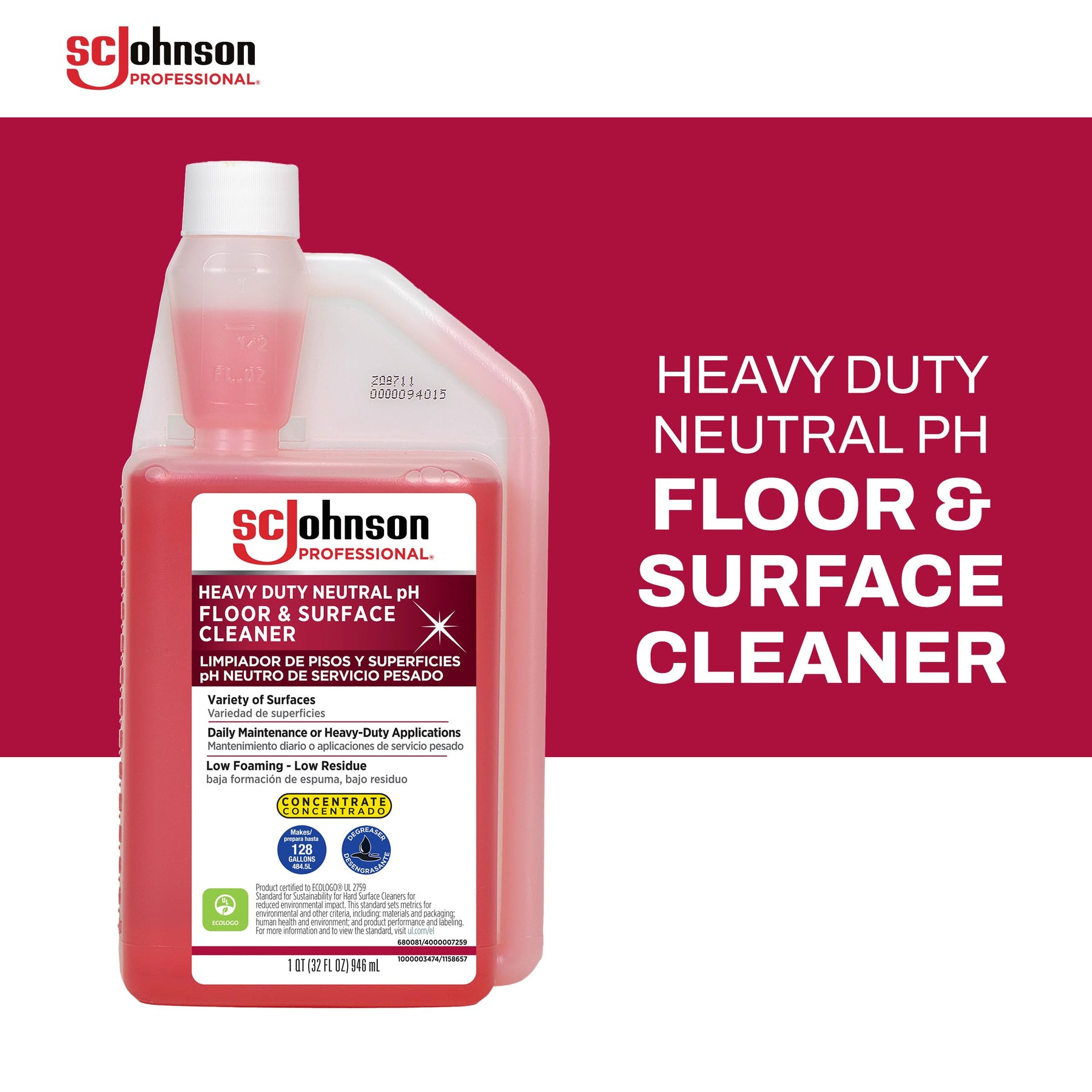 Neutral pH Floor & Surface Cleaner Concentrate