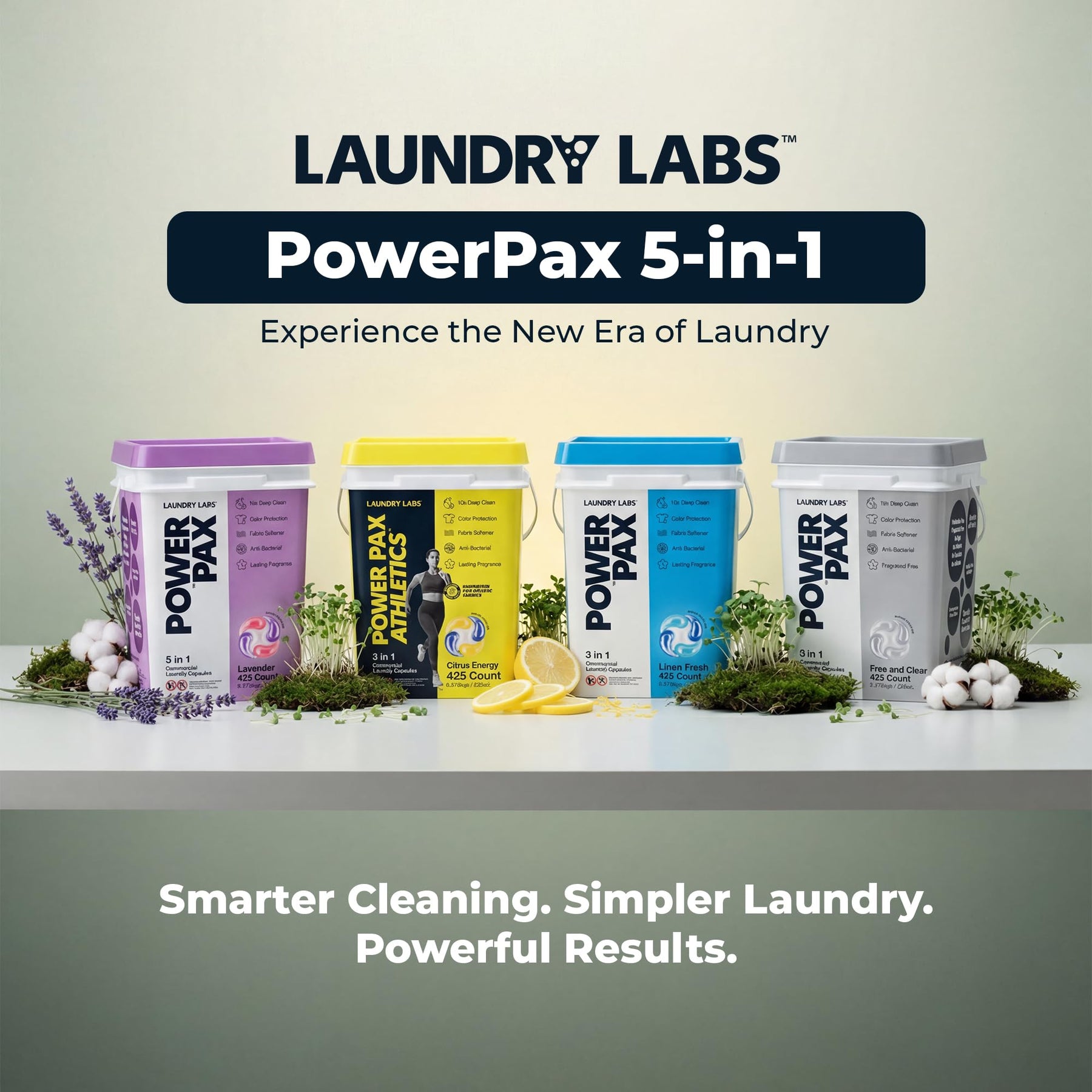 5-in-1 Laundry Detergent Pods for Commercial Laundry