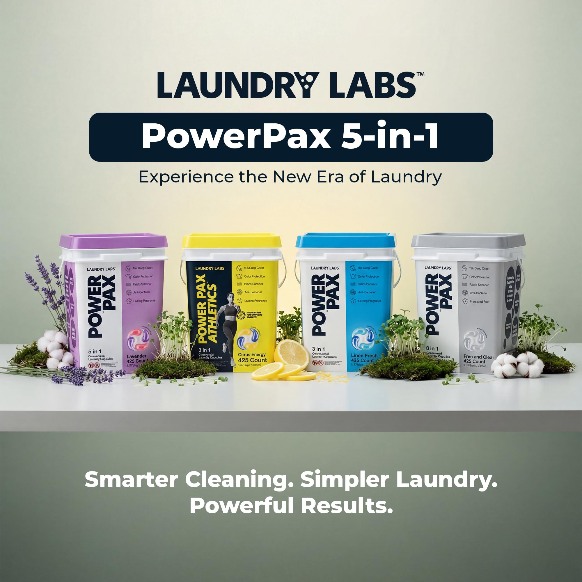 5-in-1 Laundry Detergent Pods for Commercial Laundry