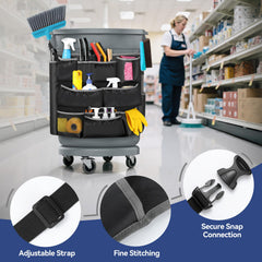 3 Tier Cleaning Supplies Storage Bag for Trash Cans