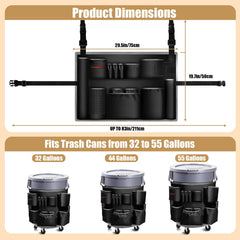 Heavy Duty Trash Can Cleaning Caddy Bag