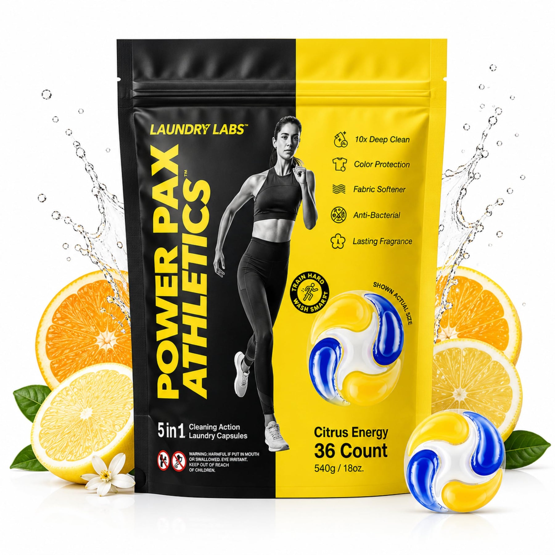 5-in-1 Laundry Detergent Pods for Activewear