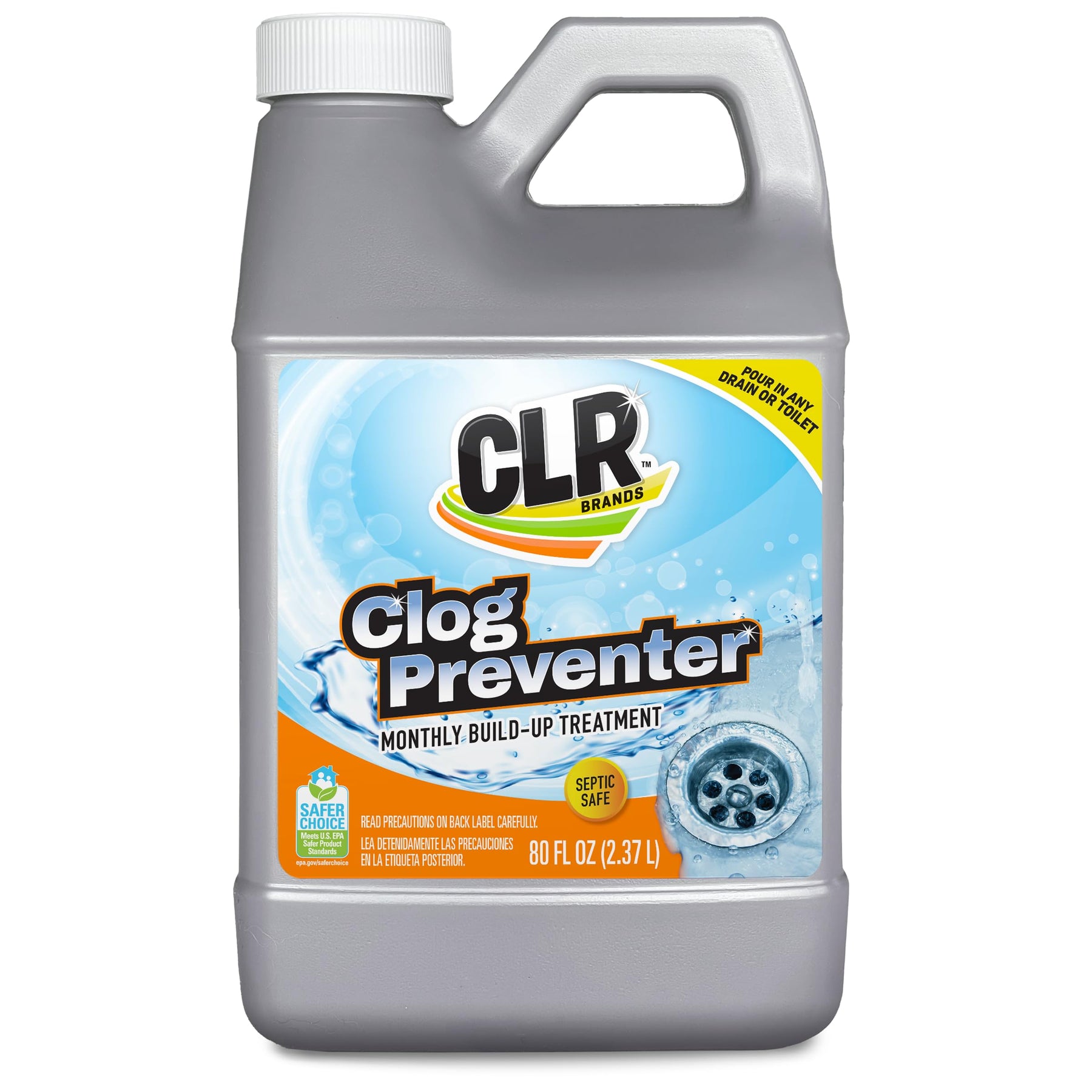 CLR Clear Pipes & Drains, Monthly Build Up Remover