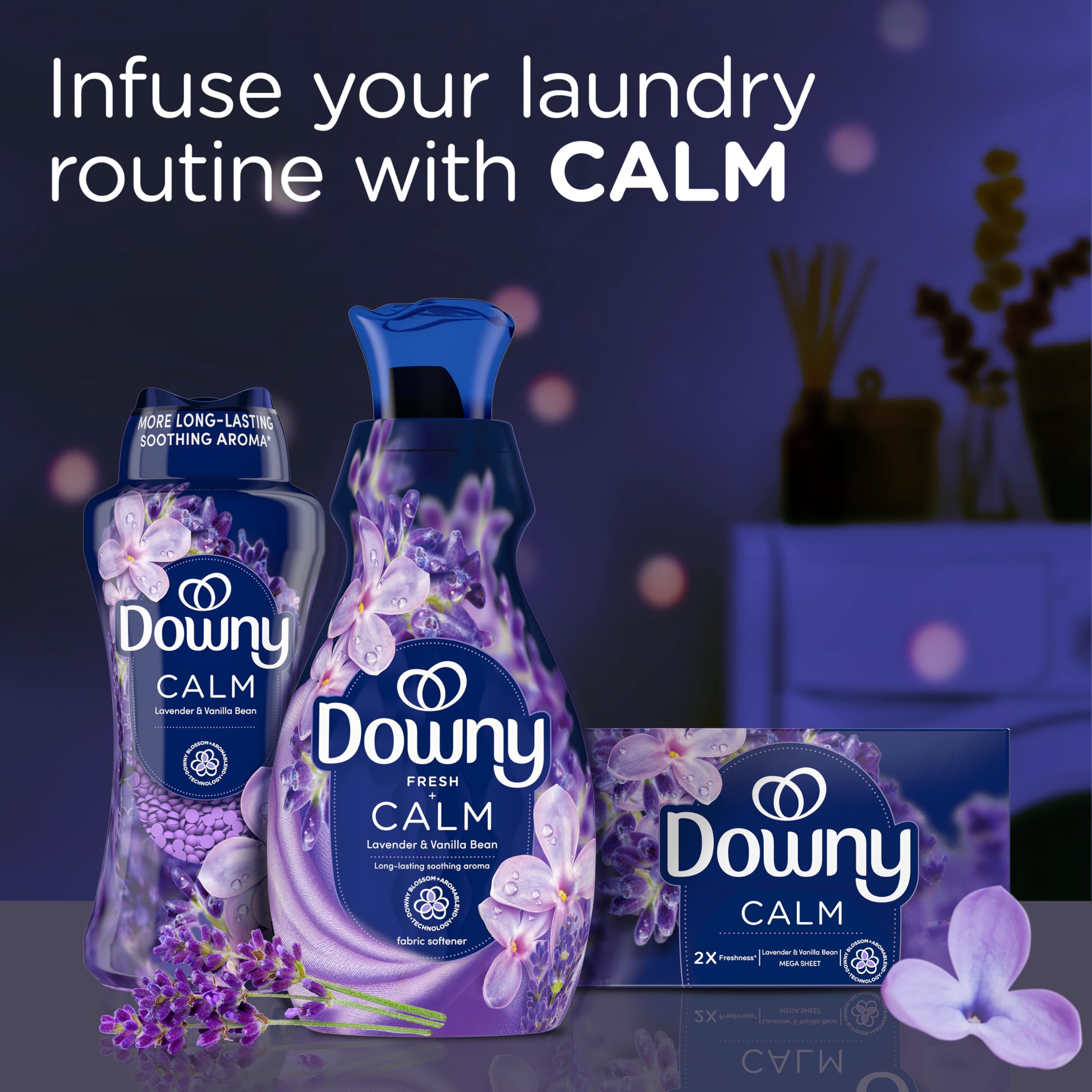 Laundry Fabric Softener Lavender & Vanilla 56 fl oz Pack of 2