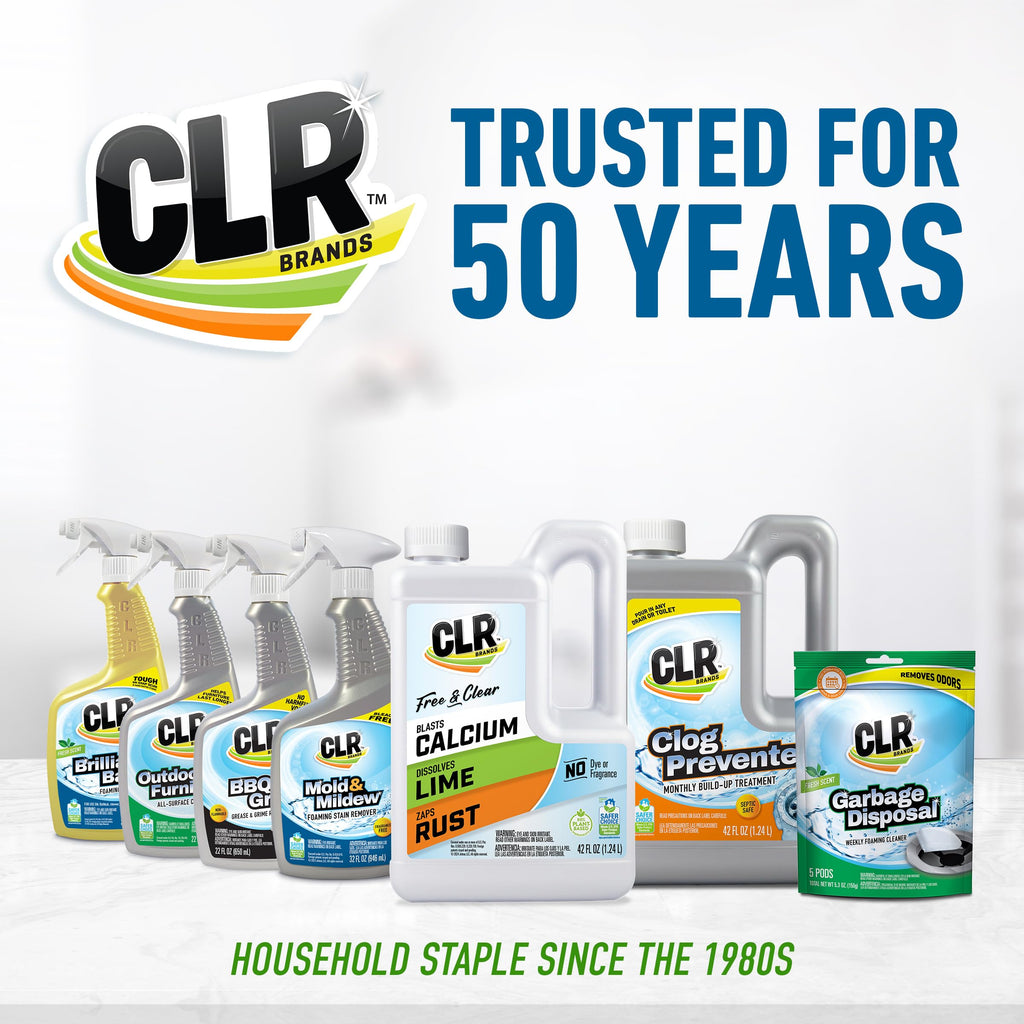 CLR Clear Pipes & Drains, Monthly Build Up Remover