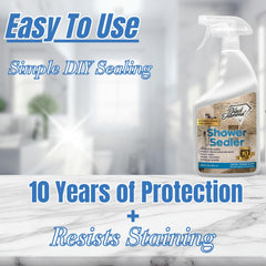 Natural Stone Shower Sealer & Grout Cleaner Kit 2 Pack