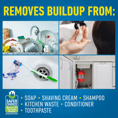 CLR Clear Pipes & Drains, Monthly Build Up Remover