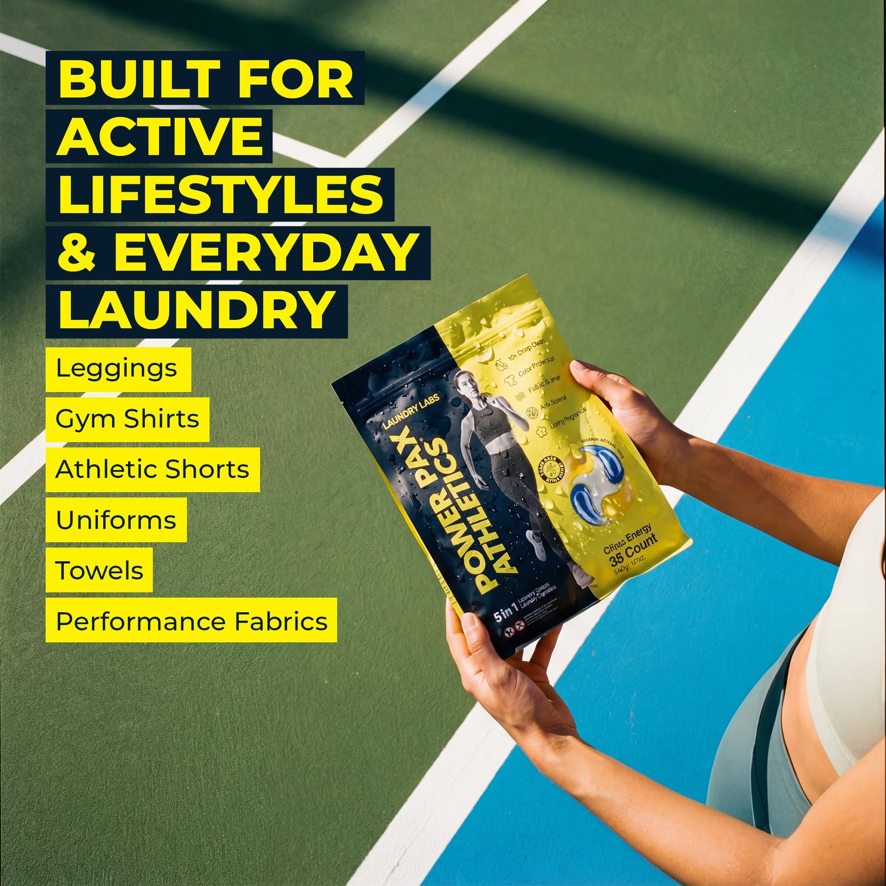 5-in-1 Laundry Detergent Pods for Activewear