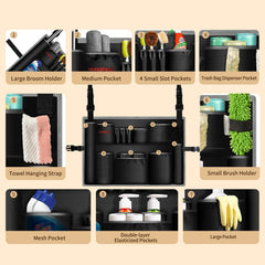 Heavy Duty Trash Can Cleaning Caddy Bag