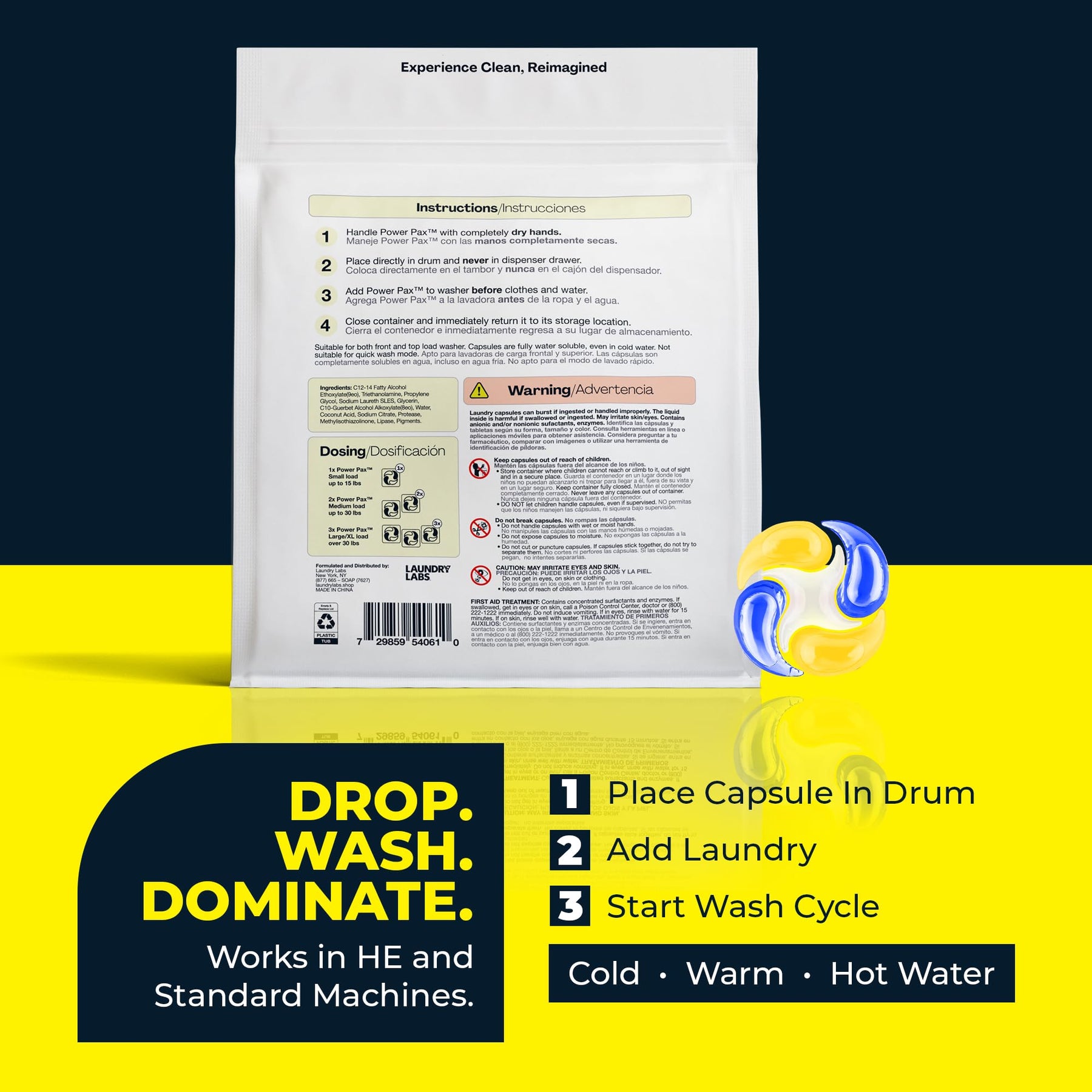 5-in-1 Laundry Detergent Pods for Activewear