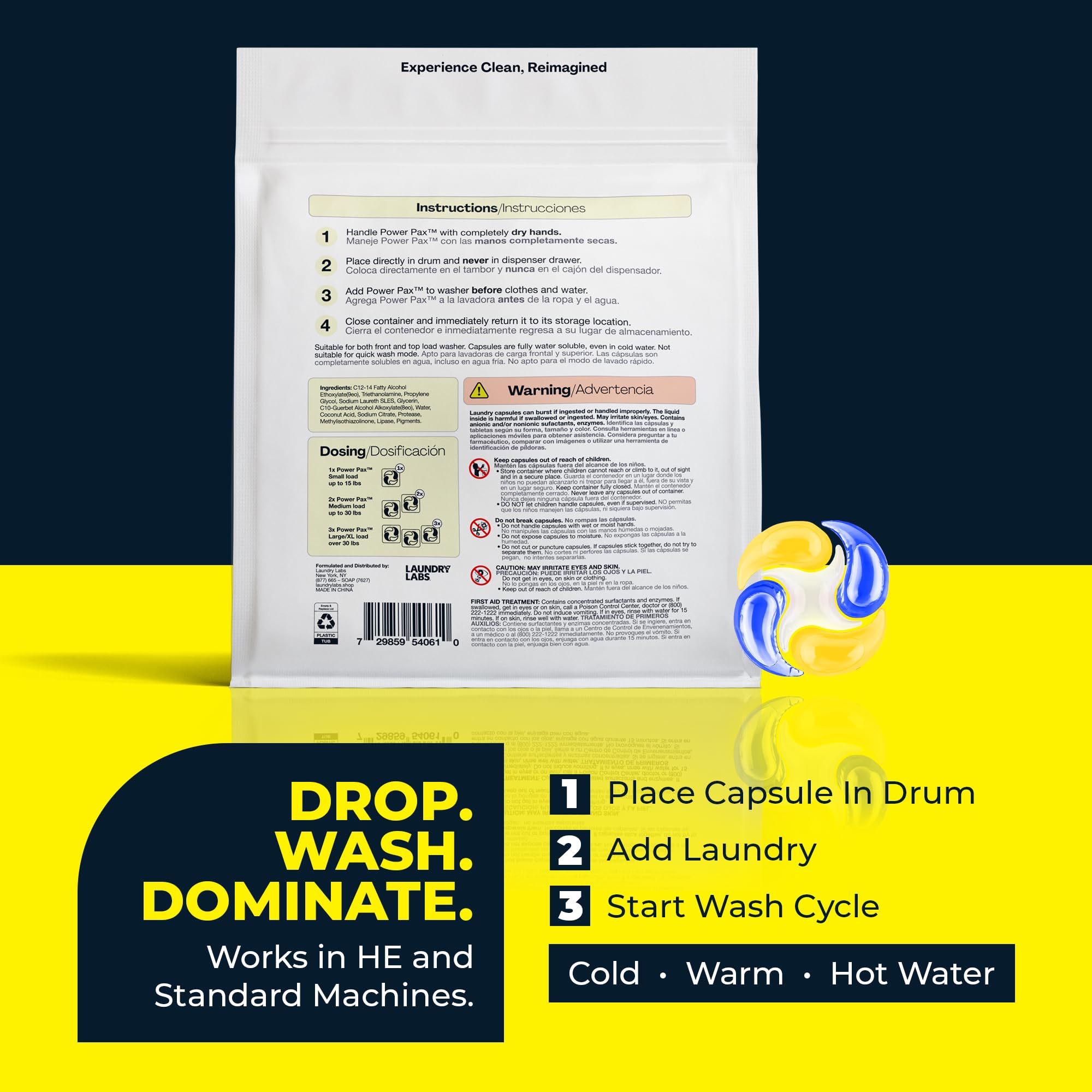 5-in-1 Laundry Detergent Pods for Activewear