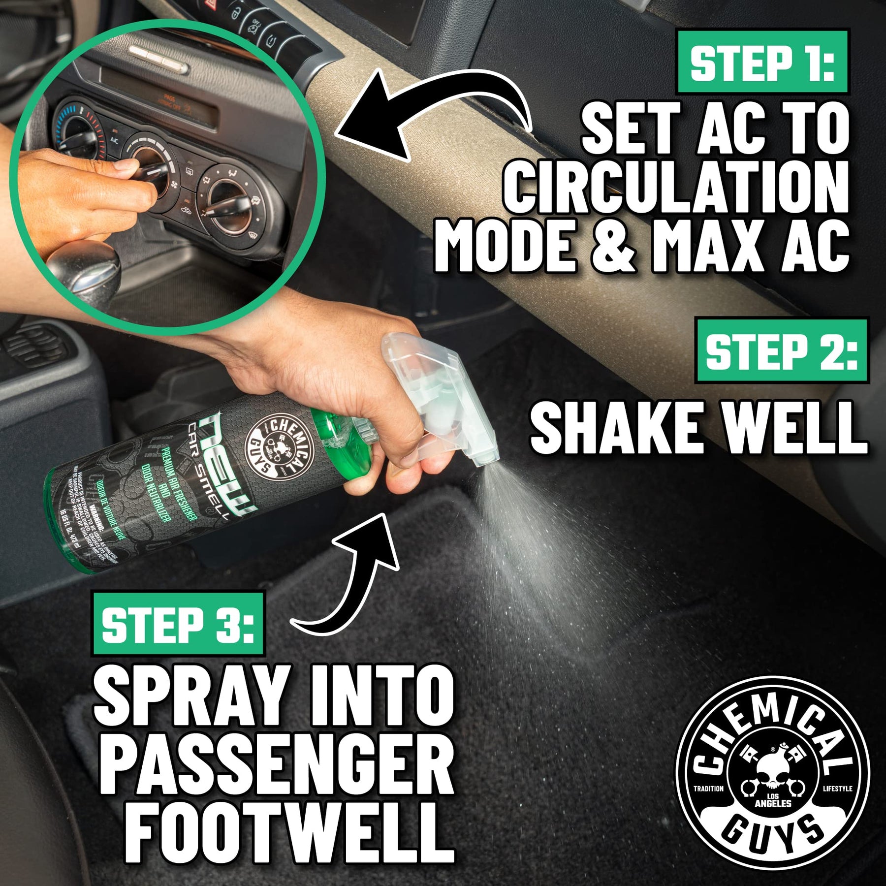 New Car Scent Air Freshener & Odor Eliminator