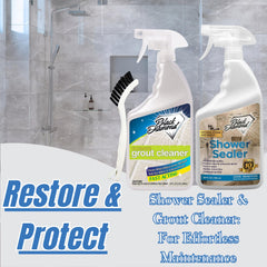 Natural Stone Shower Sealer & Grout Cleaner Kit 2 Pack