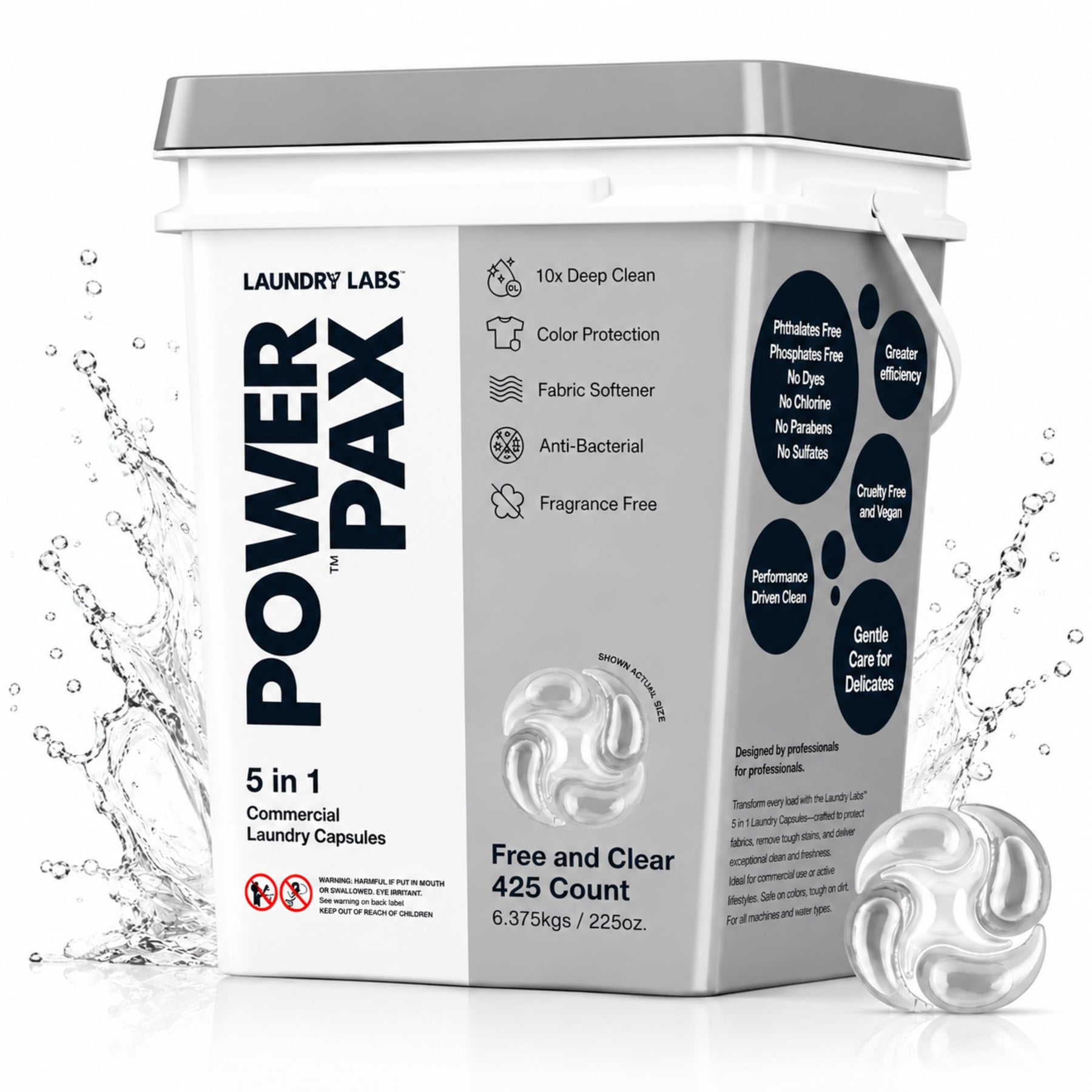 5-in-1 Laundry Detergent Pods for Commercial Laundry