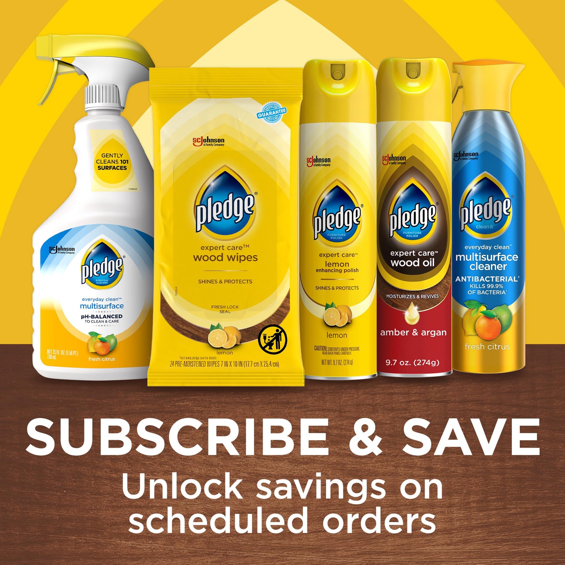 Pledge Multisurface Cleaner, Everyday Clean, Trigger, Fresh Citrus Scent