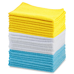 Amazon Basics Cleaning Cloths Microfiber Solid Rectangular Towel