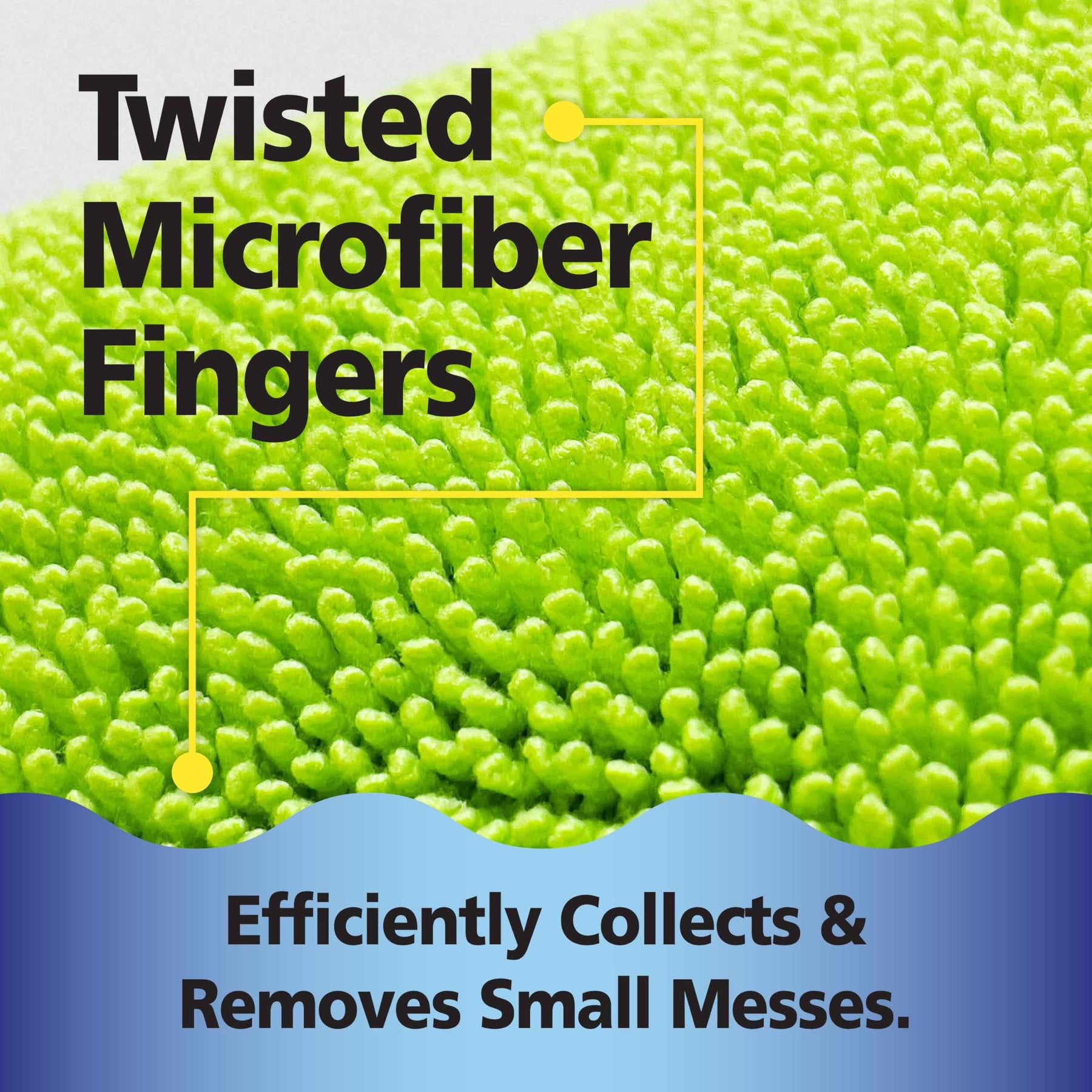Dual-Sided Microfiber Scrub Sponge Cloth 6 Pack