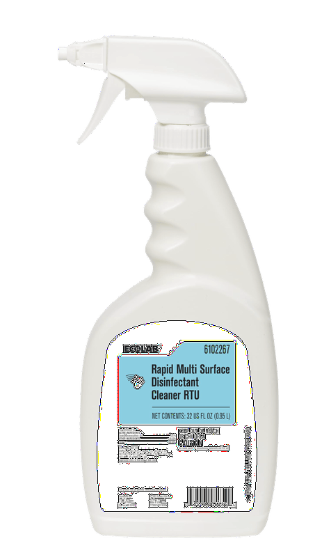 Ecolab Rapid Multi Surface Disinfectant Cleaner Rtu